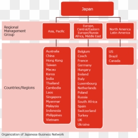 Organization Of Japanese Business Network - Business Organization In Italy, HD Png Download - globalization png