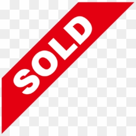 Sold Banner Png - Sold Sticker Real Estate, Transparent Png - sold banner png