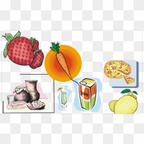Food Clipart - Carrot Vector, HD Png Download - strawberry vector png