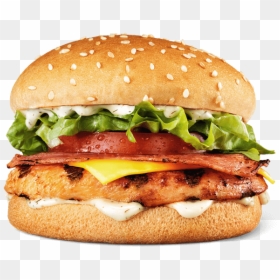 Chicken Burger With Cheese, HD Png Download - cheese burger png