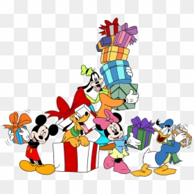 Transparent Goofy Png - Mickey Mouse Friends Christmas, Png Download - christmas clip art png