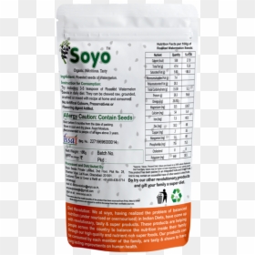 Soyo Chia Seeds Diet Revolution, HD Png Download - watermelon seed png