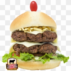 Certified Angus Beef, HD Png Download - cheese burger png