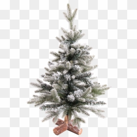 Christmas Tree Snowy, - Weihnachtsbaum Mit Schnee 60 Cm, HD Png Download - snowy trees png