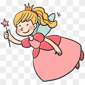 Cartoon Fairy Fairy Pattern - Cartoon Fairy Tale Characters, HD Png Download - varita magica png