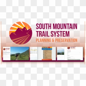 South Mountain Park Trails Master Plan, HD Png Download - light trails png