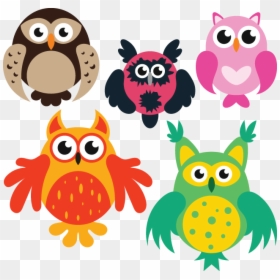 Green Owl Vector Png Gif, Transparent Png - owl vector png