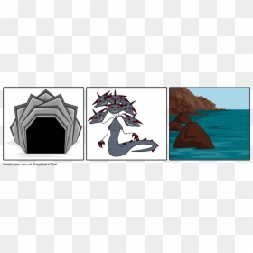Sea Monster Png - Lord Of The Flies Storyboard Chapter 4, Transparent Png - monster.png