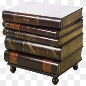 Maitland Smith Book End Table, HD Png Download - stacked books png
