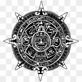 Aztec Ornament, HD Png Download - mayan calendar png