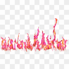 Fire, Orange, And Pink Image - Fire Transparent, HD Png Download - pink fire png