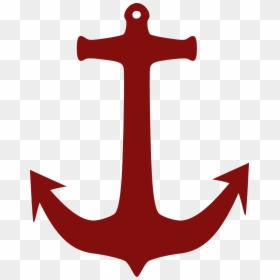 Nautical Theme Clipart Png, Transparent Png - red anchor png