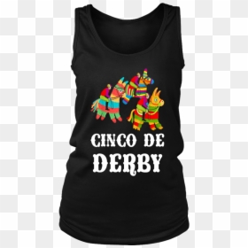 Cinco De Derby Kentucky Pinata Sombrero Mexican T-shirts - Cinco De Derby Shirts, HD Png Download - mexican pinata png