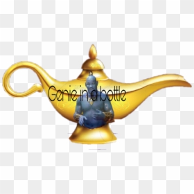 #genieinabottle #aladdin - Aladdin Characters Lamp, HD Png Download - genie bottle png