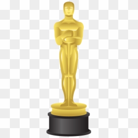 Trophy, HD Png Download - oscar statuette png