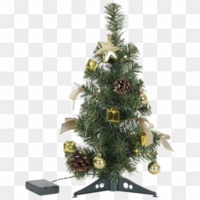 Decorative Tree Decorage - Arbol De Navidad Minis, HD Png Download - gold christmas tree png