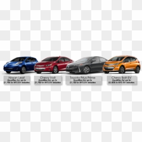 Hoselton Auto Mall"s Electric Vehicle Line-up - Line Of Electric Cars, HD Png Download - electric car png