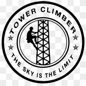 Tower Climber Logo, Hd Png Download , Png Download - Tower Climber Logo, Transparent Png - mountain climber png