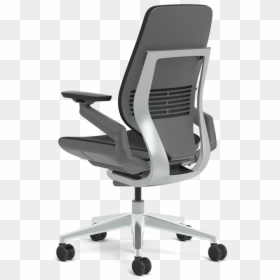 Black Steelcase Gesture Chair, HD Png Download - computer chair png