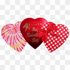 Medium Assorted Chocolates Heart Box - Men's Formal Shirt Tommy Hilfiger, HD Png Download - heart ribbon png