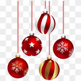 Hanging Christmas Ornaments Png - Christmas Ornaments Png Transparent, Png Download - vintage christmas ornaments png