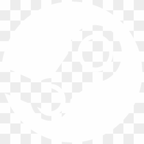 Steam Icon Circle - Steam Logo White Png, Transparent Png - white steam png transparent