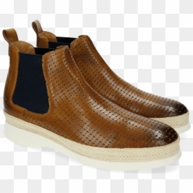 Ankle Boots Elia 3 Perfo Square Cashmere - Slip-on Shoe, HD Png Download - orange square png