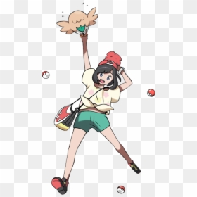 Pokemon Girl Trainer Sun And Moon, HD Png Download - moon .png