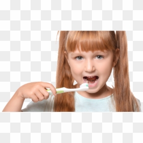 Transparent Brushing Teeth Png - Girl, Png Download - brushing teeth png