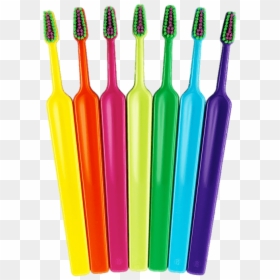 Tooth Brush Coloured Tepe - Tepe Compact Soft, HD Png Download - brushing teeth png