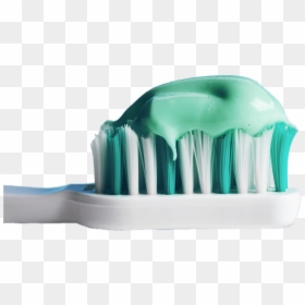 Green Toothpaste - Png Toothbrush With Toothpaste, Transparent Png - brushing teeth png