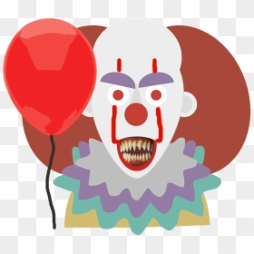 Clown Clipart Scary - Scary Movie Png, Transparent Png - clown clipart png