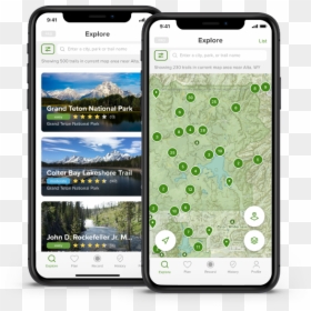 Explore Iphone - Alltrails App, HD Png Download - explore png