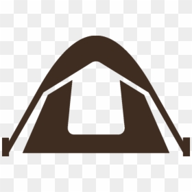Tent Logo Clipart Black And White, HD Png Download - camping tent png