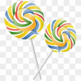 Png Lollipop Vector Material Png Download - Lollipop Png, Transparent Png - candy vector png