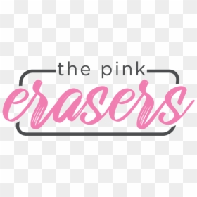 Calligraphy, HD Png Download - pink eraser png