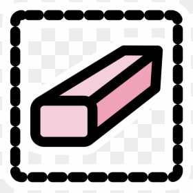 Clipart Primary Tool Eraser Selection - Eraser Tool In Computer, HD Png Download - pink eraser png