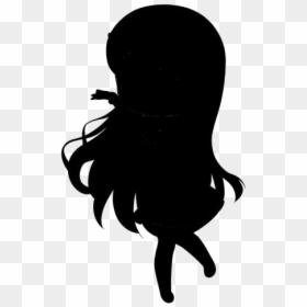 Girl Drawing Png Transparent Images - Silhouette, Png Download - girl vector png