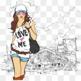 Girl Life Png - Quieren Ver Mi Caida, Transparent Png - girl vector png