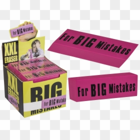 Big Mistakes Eraser, HD Png Download - pink eraser png