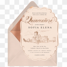 Royal Quinceañera Invitations From Greenvelope - Quinceanera Design Invitations, HD Png Download - mis quince anos png
