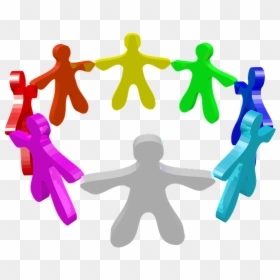 People Figures In Circle - Build A Successful Community, HD Png Download - circle of people png