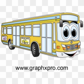 Vector Stock Pin By Scott Hayes - City Bus Cartoon, HD Png Download - city bus png
