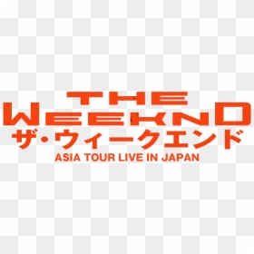 The Weeknd Asia Live In Japan - Carmine, HD Png Download - the weeknd xo png