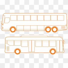 Bus, Coach, Transit, Transportation, Travel - Bus Vector Side, HD Png Download - city bus png