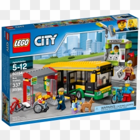 Lego City Bus Station, HD Png Download - city bus png
