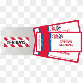 3 Interior Cleanings And Free Dinner At Tgi Fridays, - T.g.i. Friday's, HD Png Download - tgi fridays logo png