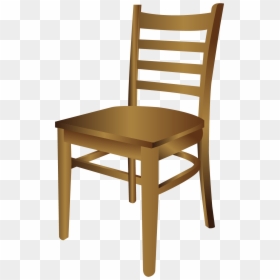 Black Ladder Back Bar Stools, HD Png Download - wooden chair png