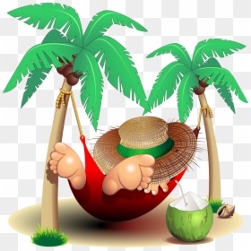Hammock Clipart Coconut, HD Png Download - coconut clipart png