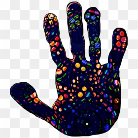 Clip Art Rainbow Handprint, HD Png Download - handprints png